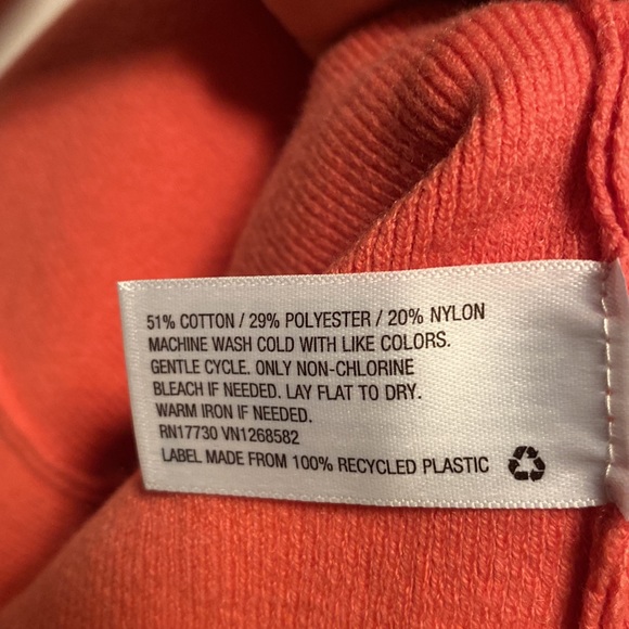 Brand New Ava & Viv Coral Long Sleeve Dress with Belt…size X (14W) - Picture 6 of 6